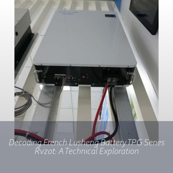Decoding French Lusheng Battery TPG Series Rvzot: A Technical Exploration